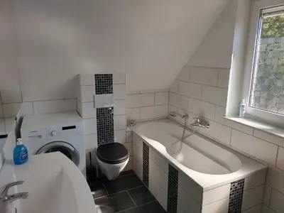 Ein Badezimmer in der Unterkunft Ferienwohnung 