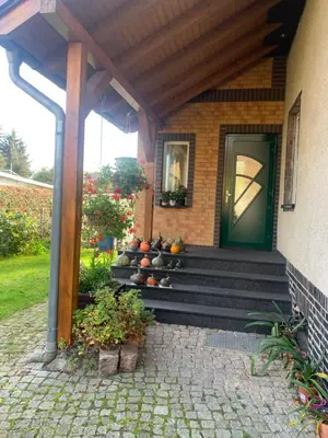 Ein Garten an der Unterkunft Ferienwohnung Sophie