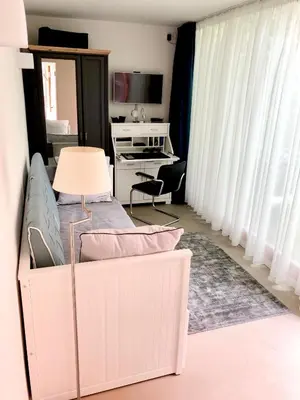 TV/Unterhaltungsangebot in der Unterkunft Tiny House in Berlin Rummelsburg