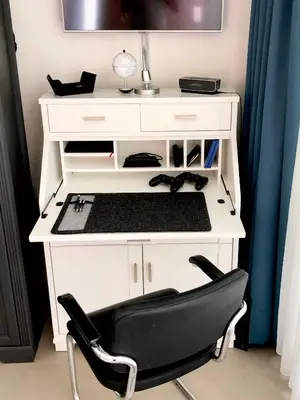TV/Unterhaltungsangebot in der Unterkunft Tiny House in Berlin Rummelsburg