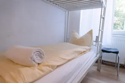 Ein Bett oder Betten in einem Zimmer der Unterkunft BackpackerBerlin