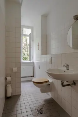 Ein Badezimmer in der Unterkunft BackpackerBerlin