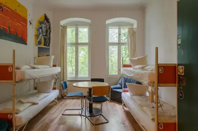 Ein Bett oder Betten in einem Zimmer der Unterkunft BackpackerBerlin