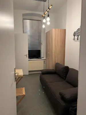Ein Sitzbereich in der Unterkunft Pension Lotti Friedrichshain
