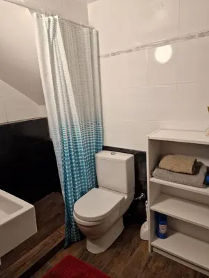 Ein Badezimmer in der Unterkunft Rema Ferienwohnungen