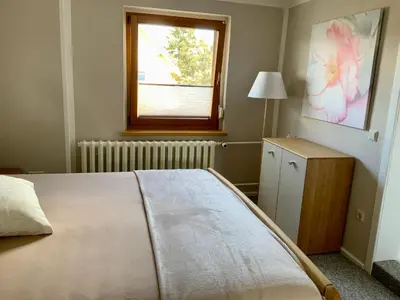 Ein Bett oder Betten in einem Zimmer der Unterkunft Schwalbennest