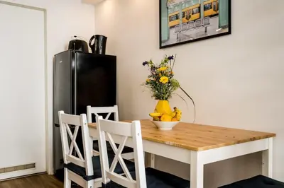 Küche/Küchenzeile in der Unterkunft Industrial Loft in Berlin Mitte