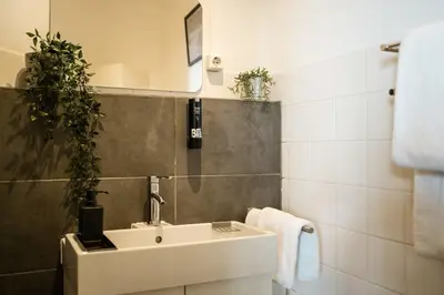 Ein Badezimmer in der Unterkunft Industrial Loft in Berlin Mitte