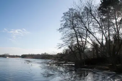 Naturlandschaft in der Nähe des Ferienhauses