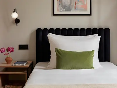 Ein Bett oder Betten in einem Zimmer der Unterkunft Numa Berlin Novela