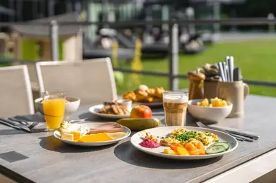 Essen im Hotel oder in der Nähe