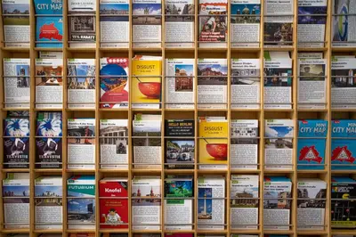 Die Bibliothek im Bed & Breakfast
