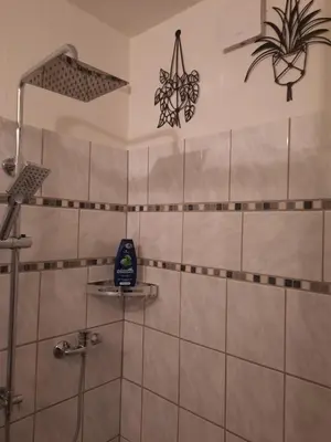 Ein Badezimmer in der Unterkunft Spacey,central apartment near Alexanderplatz
