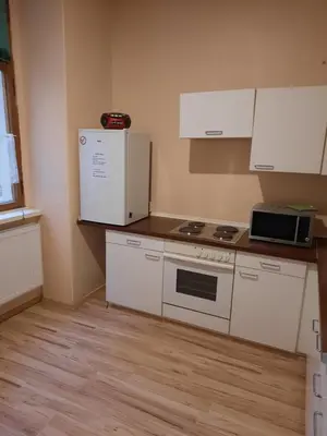 Küche/Küchenzeile in der Unterkunft Spacey,central apartment near Alexanderplatz