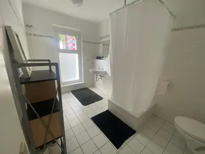 Ein Badezimmer in der Unterkunft Osthafen II