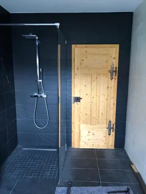 Ein Badezimmer in der Unterkunft Liebevoll sanierte Altbauwohnung