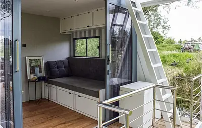 Ein Balkon oder eine Terrasse in der Unterkunft 1 Bedroom Awesome Ship In Brandenburg