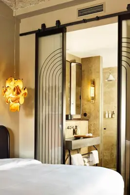 Ein Bett oder Betten in einem Zimmer der Unterkunft Telegraphenamt