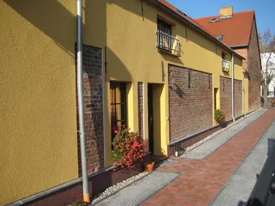 Das Gebäude in dem sich die Ferienwohnung befindet