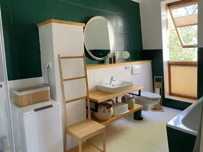 Ein Badezimmer in der Unterkunft NEU ausgestattete Wohnung in Berlin - ruhige Lage