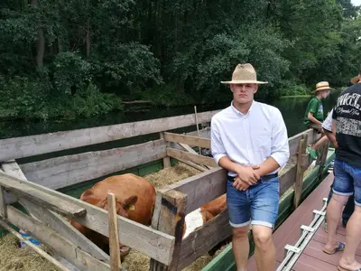Gäste, die in der Unterkunft Kahnstübchen Mit NEUEM Innenhof Garten übernachten