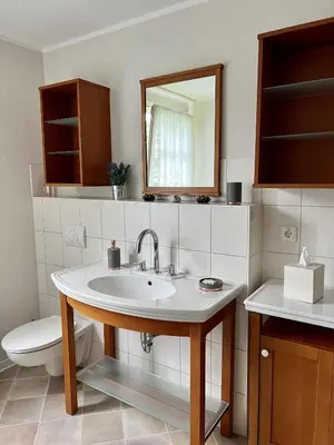Ein Badezimmer in der Unterkunft Town meets Country