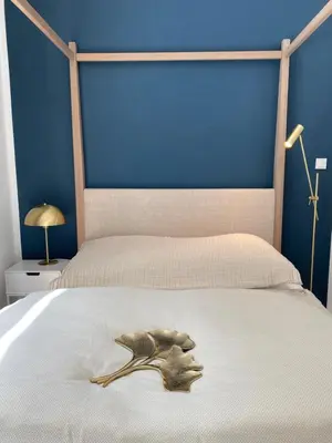 Ein Bett oder Betten in einem Zimmer der Unterkunft Pure Berlin Apartments - for up to 5 guests near Uber Arena, central, stylish