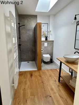 Ein Badezimmer in der Unterkunft Ferienwohnungen Tenner
