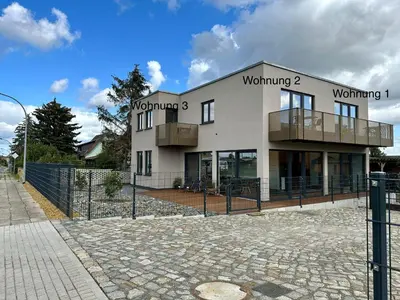 Das Gebäude in dem sich die Ferienwohnung befindet