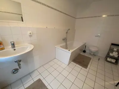 Ein Badezimmer in der Unterkunft Osthafen III