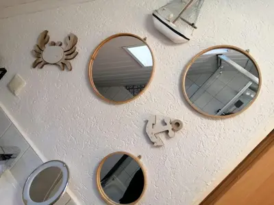 Ein Badezimmer in der Unterkunft Ferienwohnung altes Steinlager