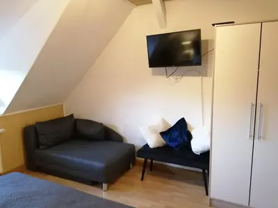TV/Unterhaltungsangebot in der Unterkunft Ferienwohnung altes Steinlager