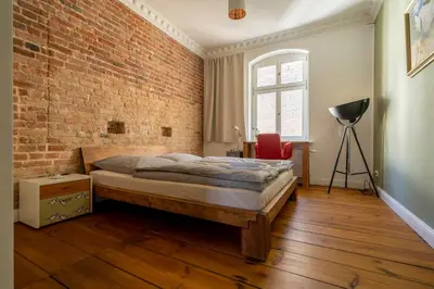 Ein Bett oder Betten in einem Zimmer der Unterkunft The Good Place in Kreuzberg Berlin