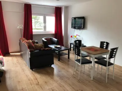 TV/Unterhaltungsangebot in der Unterkunft Potsdamer Platz-Top Spot Studio 1