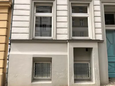 Das Gebäude in dem sich die Ferienwohnung befindet