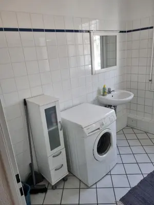 Ein Badezimmer in der Unterkunft FEWO NEUBEEREN