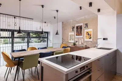 Küche/Küchenzeile in der Unterkunft Industrial Loft Duplex -100sqm- near Antonplatz