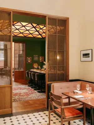Ein Sitzbereich in der Unterkunft Boutique Hotel Château Royal