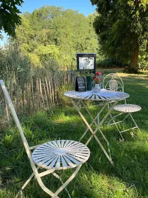 Ein Garten an der Unterkunft Bensdorfer Mühle - Auszeit in Brandenburg