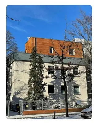 Das Gebäude in dem sich die Ferienwohnung befindet