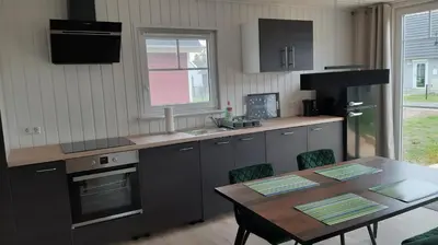 Küche/Küchenzeile in der Unterkunft Ferienhaus 'Irene'