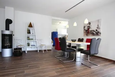 Ein Sitzbereich in der Unterkunft Villa Allegria