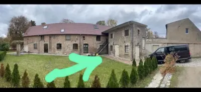 Das Gebäude in dem sich die Ferienwohnung befindet