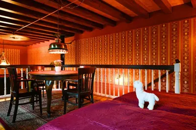 Ein Bett oder Betten in einem Zimmer der Unterkunft Buchholz Saloon