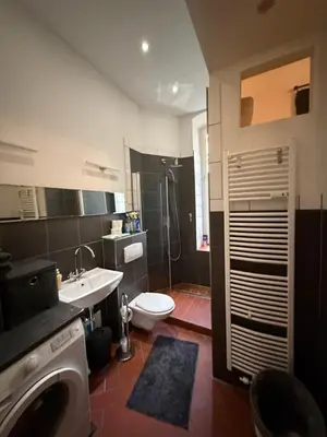 Grundriss der Unterkunft Schönes Loft mit Kamin in Mitte Gesundbrunnen