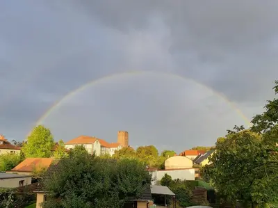 Grundriss der Unterkunft Ferienwohnung Gartenblick