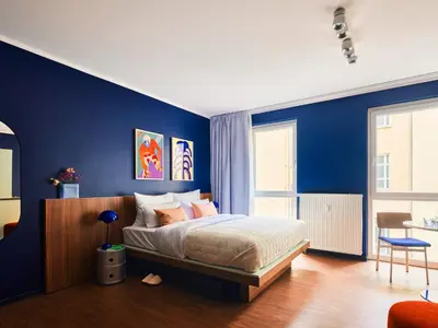 Ein Bett oder Betten in einem Zimmer der Unterkunft Numa Berlin Torstrasse