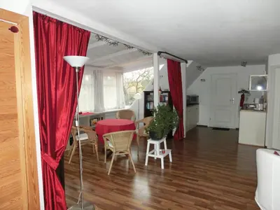Küche/Küchenzeile in der Unterkunft Auftanken im Grünen _ just4you_b.Berlin