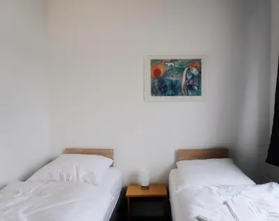Ein Bett oder Betten in einem Zimmer der Unterkunft Motel Home Wittenau