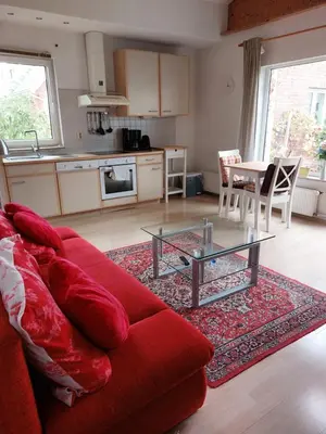 Küche/Küchenzeile in der Unterkunft Bungalow Teltow Seehof